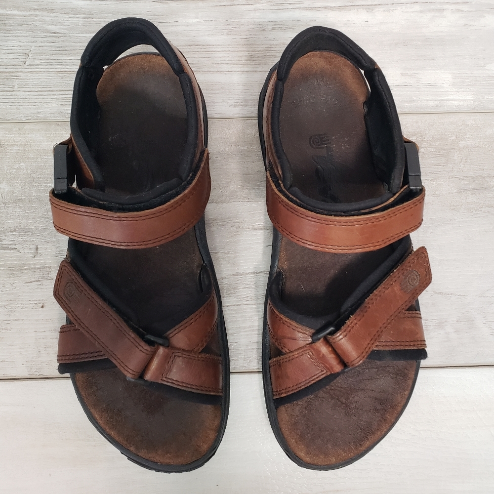 Teva Brown Leather Rugged Hiking Sandals